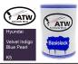 Preview: Hyundai, Velvet Indigo Blue Pearl, K5: 500ml Lackdose, von ATW Autoteile West.